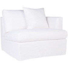 Aella Slipcover Corner Lounge Chair
