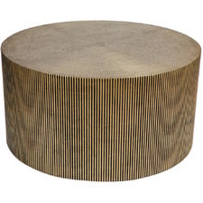 Brass Astra Round Coffee Table