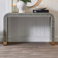 Aurora Bone Inlay Console Table