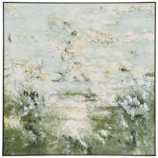 Whimsical Meadow Framed Canvas Wall Art
