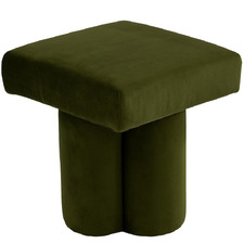 Axel Velvet Accent Stool