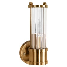 Barres Fluted Glass Wall Sconce