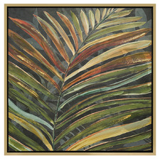 Leaves of Paradise Framed Canvas Wall Art