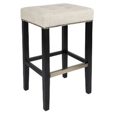 76.5cm Hollander Linen Bar Stool