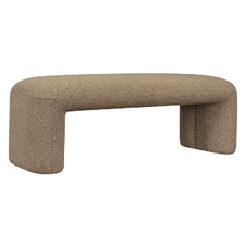 Mikhail Boucle Ottoman Bench