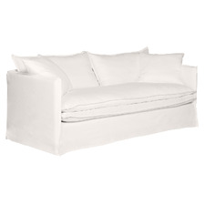 Soren 3 Seater Cotton & Linen Sofa