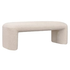 Mikhail Boucle Ottoman Bench