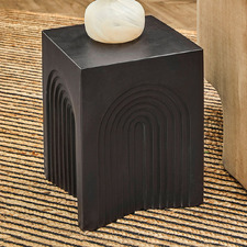 Tristan Concrete Accent Stool