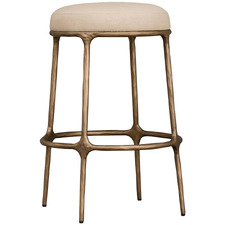 65cm Cassian Linen Bar Stool