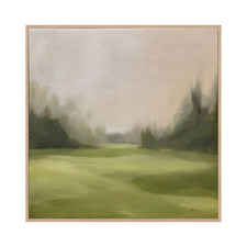 Green Meadows Framed Canvas Wall Art