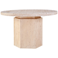 Sagan Travertine-Look Coffee Table