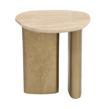 Shelton Travertine Side Table