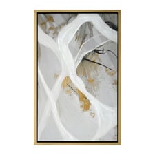 Rivers of Ideas II Framed Canvas Wall Art