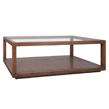 Galvan Rectangle Oak Wood Coffee Table
