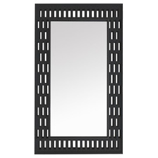 Berry Fir Wood & Steel Full Length Mirror