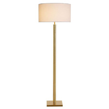 Sharline Metal & Linen Floor Lamp