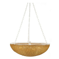 Castine Rattan 4 Light Pendant