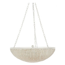 Castine Rattan 4 Light Pendant