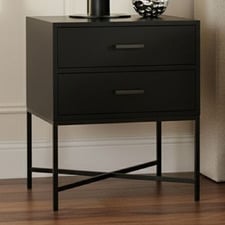 Elmont 2 Drawer Bedside Table