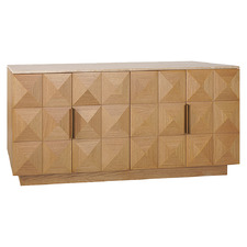 Bethany Travertine & Oak Wood Sideboard