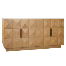 Bethany Marble & Oak Wood Sideboard