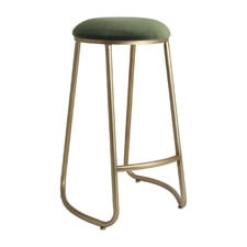 75cm Kian Linen-Blend Bar Stool