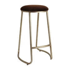 75cm Kian Linen-Blend Bar Stool
