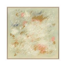 Verdant Whisper Framed Canvas Wall Art