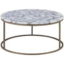 Farah Round Agate Coffee Table