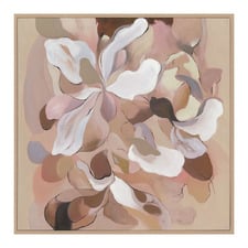 Wild Blush I Framed Canvas Wall Art