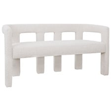 Ivory Elro 2 Seater Boucle Sofa