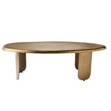 Allister Pebble Aluminium Coffee Table