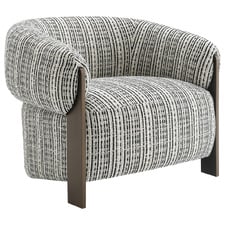 Black & White Jimrel Tub Chair