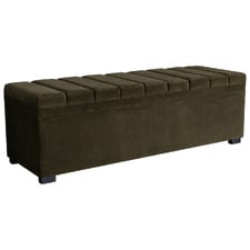 Jerold Velvet Storage Ottoman Bench