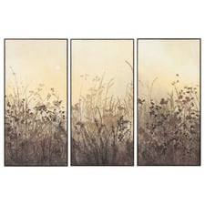 Evening Light Framed Canvas Wall Art Triptych