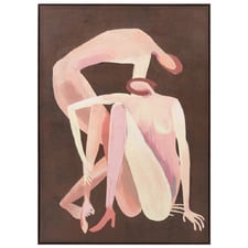 Abstract Forms Framed Canvas Wall Art