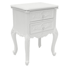 French Provincial Louis Bedside Table