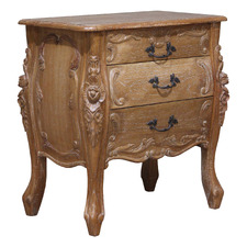 French Provincial Aubrey Bedside Table