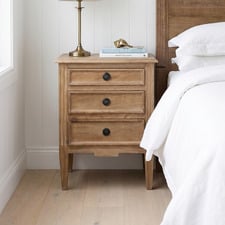 French Provincial Hampton Bedside Table
