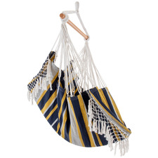Brazilian Fringed Cotton Single Hammock Chair