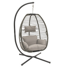 Moonstone Nest Hanging Chair with Stand