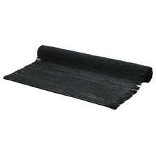 Black Linen Table Runner
