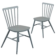 Miller Aluminium Outdoor Dining Chairs (Set of 2)