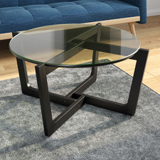 Monterey Glass & Oak Coffee Table