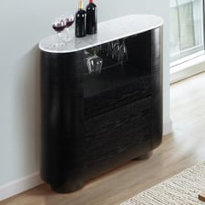 Maybury Carrara Marble Wine Cabinet