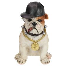 Sitting Bulldog Statue
