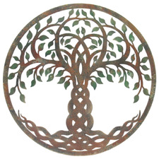 Tree of Life Aluminium Wall Accent