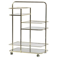 Gold Kinsley Bar Cart