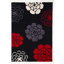 Black Tufted Rug