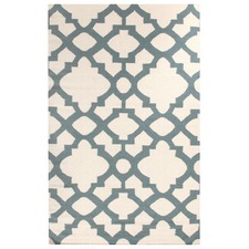 Ksathra Trellis Flat Weave Wool Rug